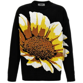 MSGM エムエスジーエム ブラック Black 'Margherita' sweater ニットウェア メンズ 春夏2024 3640MM21424728199 【関税・送料無料】【ラッピング無料】 ju
