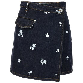 LANVIN ランバン ブルー Blue All-over embroidery skirt スカート レディース 春夏2024 RWST0015D070P2429 【関税・送料無料】【ラッピング無料】 ju