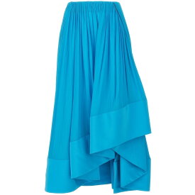 LANVIN ランバン ブルー Light Blue Asymmetrical midi skirt スカート レディース 春夏2024 RWST00084778P24220 【関税・送料無料】【ラッピング無料】 ju