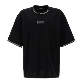 【本日5の付く日ポイント4倍!!】 DOLCE&GABBANA ドルチェ&ガッバーナ ブラック Black Logo T-shirt Tシャツ メンズ 春夏2024 G8RK1THU7MAN0000 【関税・送料無料】【ラッピング無料】 ju