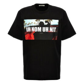 【5のつく日は全商品ポイント4倍】 IH NOM UH NIT インノミネイト ブラック Black 'Palms and Car' T-shirt Tシャツ メンズ 春夏2024 NMS24205009 【関税・送料無料】【ラッピング無料】 ju