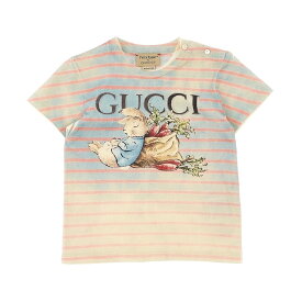 【本日5の付く日ポイント4倍!!】 GUCCI グッチ マルチカラー Multicolor T-shirt Peter Rabbit x Gucci Tシャツ ボーイズ 春夏2024 548034XJF6C9221 【関税・送料無料】【ラッピング無料】 ju