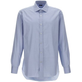 BARBA バルバ ブルー Light Blue Operated cotton shirt シャツ メンズ 春夏2024 T1U12P01401500002 【関税・送料無料】【ラッピング無料】 ju