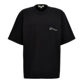 STUDIO NICHOLSON スタジオ ニコルソン ブラック Black Logo T-shirt Tシャツ メンズ 春夏2024 MODULEBLACK 【関税・送料無料】【ラッピング無料】 ju