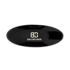 BALENCIAGA バレンシアガ ブラック Black Logo hair clip ファッション小物 レディース 春夏2024 765355TZ25C1042 【関税・送料無料】【ラッピング無料】 ju