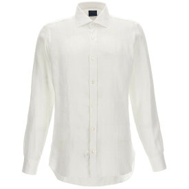 BARBA バルバ ホワイト White 'Dandy Life' shirt シャツ メンズ 春夏2024 LFU12P01401460001 【関税・送料無料】【ラッピング無料】 ju