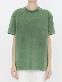 【本日5の付く日ポイント4倍!!】 ALEXANDER WANG アレキサンダーワン グリーン GREEN Tシャツ レディース 春夏2024 UCC1241697 【関税・送料無料】【ラッピング無料】 le