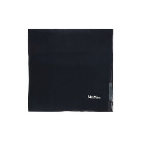 MAX MARA マックス マーラ ブラック Black "Saleunito" logo stole ファッション小物 レディース 春夏2024 2345410338600SALEUNITO002 【関税・送料無料】【ラッピング無料】 vi