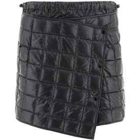 MONCLER モンクレール ブラック Black Asymmetric quilted skirt スカート レディース 春夏2024 2D00001-595ZZ999 【関税・送料無料】【ラッピング無料】 vi