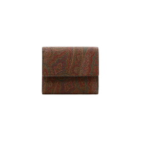 ETRO エトロ ブラウン Brown "Paisley" compact wallet 財布 レディース 春夏2024 0H7968210600 【関税・送料無料】【ラッピング無料】 vi