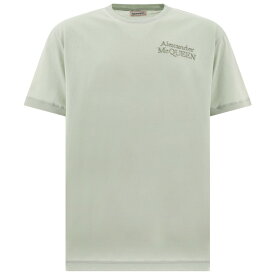 【本日0の付く日ポイント4倍!!】 ALEXANDER MCQUEEN アレキサンダー マックイーン グリーン Green Embroidered t-shirt Tシャツ メンズ 春夏2024 682868QUX894920 【関税・送料無料】【ラッピング無料】 vi