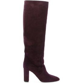 VIA ROMA 15 ヴィアローマ パープル Purple Suede heeled boots ブーツ レディース 秋冬2023 3434CAMOSCIO PRUGNA 【関税・送料無料】【ラッピング無料】 vi