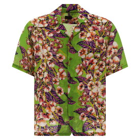 KAPITAL キャピタル グリーン Green "Flower Pattern Aloha" shirt シャツ メンズ 秋冬2022 K2205SS111LGR 【関税・送料無料】【ラッピング無料】 vi