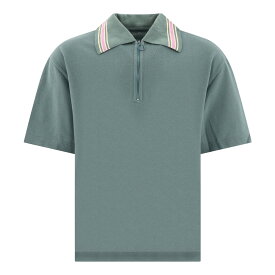 KAPITAL キャピタル ブルー Light Blue "Zip Up" polo shirt トップス メンズ 秋冬2023 K2305SC182TAQ 【関税・送料無料】【ラッピング無料】 vi