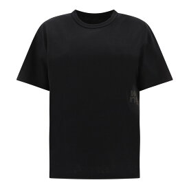 ALEXANDER WANG アレキサンダーワン ブラック Black Puff logo t-shirt Tシャツ レディース 春夏2024 4CC3221357001 【関税・送料無料】【ラッピング無料】 vi