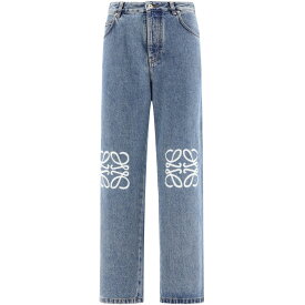 【5のつく日は全商品ポイント4倍】 LOEWE ロエベ ブルー Blue "Anagram Baggy" jeans デニム メンズ 春夏2024 H526Y11W145475 【関税・送料無料】【ラッピング無料】 vi