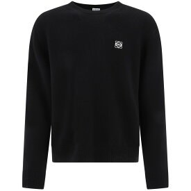 LOEWE ロエベ ブラック Black "Anagram" sweater トレーナー メンズ 春夏2024 H526Y14KH11100 【関税・送料無料】【ラッピング無料】 vi
