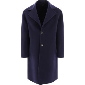 LARDINI ラルディーニ ブルー Blue Felted coat コート メンズ 秋冬2023 ITCRUZITC61623850 【関税・送料無料】【ラッピング無料】 vi