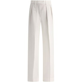 BRUNELLO CUCINELLI ブルネロクチネリ ホワイト White Wide tailored trousers パンツ レディース 春夏2024 MH126P8512C600 【関税・送料無料】【ラッピング無料】 vi