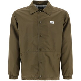 【15,000円以上ご購入で1,000円OFF！】 A.P.C. アーペーセー グリーン Green "Aleksi" overshirt ジャケット メンズ 春夏2024 PAAFA-H02739JAA 【関税・送料無料】【ラッピング無料】 vi