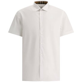 BURBERRY バーバリー ホワイト White "Sherfield" shirt シャツ メンズ 春夏2024 8079594 【関税・送料無料】【ラッピング無料】 vi