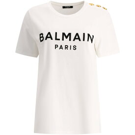 【15,000円以上ご購入で1,000円OFF！】 BALMAIN バルマン ホワイト White "3 Buttons" t-shirt Tシャツ レディース 秋冬2023 BF1EF005BB02GAB 【関税・送料無料】【ラッピング無料】 vi