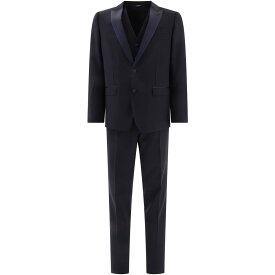 【本日5の付く日ポイント4倍!!】 DOLCE&GABBANA ドルチェ&ガッバーナ ブルー Blue Three-piece suit スーツ メンズ 春夏2024 GK2WMTGG829B6712 【関税・送料無料】【ラッピング無料】 vi