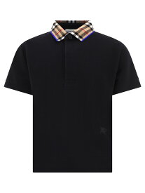 【本日5の付く日ポイント4倍!!】 BURBERRY バーバリー ブラック Black Check collar polo shirt トップス ボーイズ 春夏2024 8078567 【関税・送料無料】【ラッピング無料】 vi