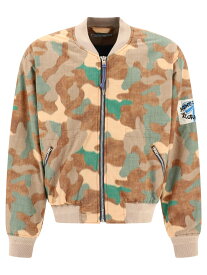 ACNE STUDIOS アクネ ストゥディオズ ベージュ Beige Bomber jacket with camouflage print ジャケット メンズ 春夏2024 B90753AH8 【関税・送料無料】【ラッピング無料】 vi
