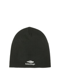 【6h限定！2000円OFFクーポン配布中】 BALENCIAGA バレンシアガ ブラック Black "3B Sports Icon" beanie 帽子 メンズ 春夏2024 773070443B11000 【関税・送料無料】【ラッピング無料】 vi