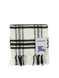 BURBERRY バーバリー ホワイト White Check wool scarf ファッション小物 レディース 春夏2024 8079781 【関税・送料無料】【ラッピング無料】 vi