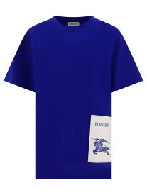 【本日5の付く日ポイント4倍!!】 BURBERRY バーバリー ブルー Blue EKD t-shirt Tシャツ ボーイズ 春夏2024 8077987 【関税・送料無料】【ラッピング無料】 vi