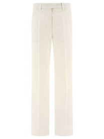 ETRO エトロ ホワイト White Slub fabric trousers パンツ レディース 春夏2024 WREA000199TUDH4W0001 【関税・送料無料】【ラッピング無料】 vi