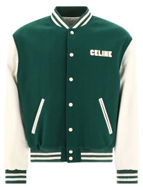 CELINE セリーヌ グリーン Green "Teddy Celine" bomber jacket ジャケット メンズ 春夏2024 2W40C896C30GN 【関税・送料無料】【ラッピング無料】 vi