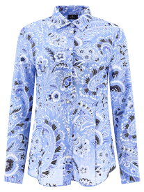 ETRO エトロ ブルー Light Blue Printed shirt シャツ レディース 春夏2024 WRIA002099SAE64X0880 【関税・送料無料】【ラッピング無料】 vi