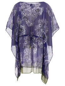 ETRO エトロ ブルー Blue Caftan with Bouquet print ドレス レディース 春夏2024 WRPA000399SPS45X0883 【関税・送料無料】【ラッピング無料】 vi