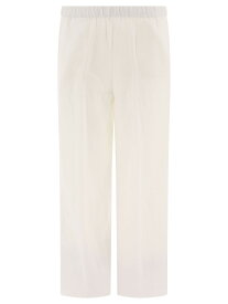 【本日5の付く日ポイント4倍!!】 ASPESI アスペジ ホワイト White Wide linen trousers パンツ レディース 春夏2024 0128C19585072 【関税・送料無料】【ラッピング無料】 vi