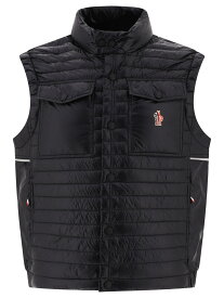 MONCLER GRENOBLE モンクレール グルーノーブス ブラック Black "Ollon" vest jacket ジャケット メンズ 春夏2024 OLLON1A00014-539YL999 【関税・送料無料】【ラッピング無料】 vi