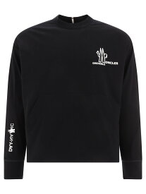 MONCLER GRENOBLE モンクレール グルーノーブス ブラック Black Logo sweatshirt トレーナー メンズ 春夏2024 8G00002-809AD999 【関税・送料無料】【ラッピング無料】 vi
