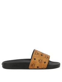 【本日5の付く日ポイント4倍!!】 MCM エムシーエム ブラウン Brown Monogram print rubber sandals サンダル レディース 春夏2024 MESDAMM11COGNAC 【関税・送料無料】【ラッピング無料】 vi