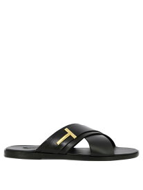 TOM FORD トム フォード ブラック Black "Preston" sandals サンダル メンズ 春夏2024 J1489LGO033X1N001 【関税・送料無料】【ラッピング無料】 vi