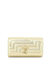 JIMMY CHOO ジミーチュウ ゴールド Gold Wallet with Pearl Strap クラッチバッグ レディース 春夏2024 AVENUE WALLET/CHAINRBAGOLD/LIGHT GOLD 【関税・送料無料】【ラッピング無料】 vi