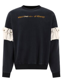 KAPITAL キャピタル ブラック Black "Working Class" sweatshirt トレーナー メンズ 春夏2024 K2310LC127BLK 【関税・送料無料】【ラッピング無料】 vi