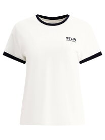 【本日0の付く日ポイント4倍!!】 GOLDEN GOOSE ゴールデン グース デラックス ブランド ホワイト White Tシャツ レディース 春夏2024 GWP01846P00148911782 【関税・送料無料】【ラッピング無料】 vi