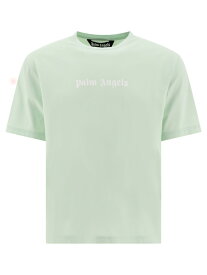 【6h限定！2000円OFFクーポン配布中】 PALM ANGELS パーム エンジェルス グリーン Green "Logo" t-shirt Tシャツ メンズ 春夏2024 PMAA089S24JER0025103 【関税・送料無料】【ラッピング無料】 vi