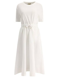 【本日5の付く日ポイント4倍!!】 HERNO ヘルノ ホワイト White Dress with drawstring at waist ドレス レディース 春夏2024 AB000005D520561000 【関税・送料無料】【ラッピング無料】 vi