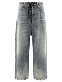 BALENCIAGA バレンシアガ ブルー Blue Jeans with drawstring パンツ レディース 春夏2024 786643TJW952204 【関税・送料無料】【ラッピング無料】 vi