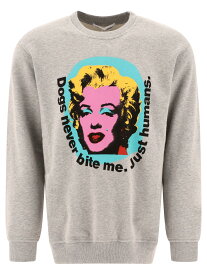 COMME DES GARCONS コム デ ギャルソン グレー Grey "Marilyn by Andy Warhol" sweatshirt トレーナー メンズ 春夏2024 FM-T002-S241 TOP GREY 【関税・送料無料】【ラッピング無料】 vi