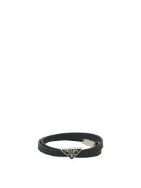 【本日5の付く日ポイント4倍!!】 PRADA プラダ ブラック Black Saffiano leather bracelet ジュエリー メンズ 春夏2024 2IB286053F0002 【関税・送料無料】【ラッピング無料】 vi