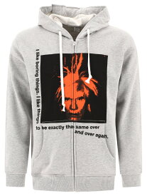 COMME DES GARCONS コム デ ギャルソン グレー Grey "Andy Warhol" zipped hoodie トレーナー メンズ 春夏2024 FM-T001-S241 TOP GREY 【関税・送料無料】【ラッピング無料】 vi